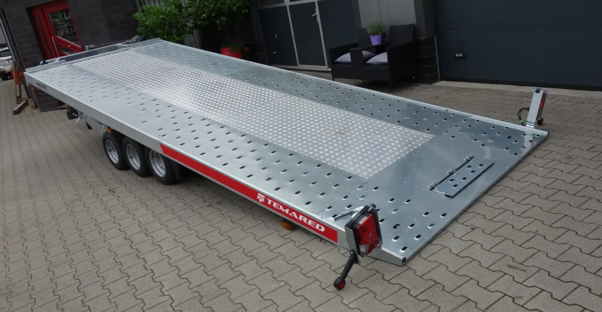Temared 48203 Prikolica za avto 3500 kg Transporter avtomobilov 4,8 m - Image 4